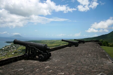 Arms caribbean brimstone hill fortres photo