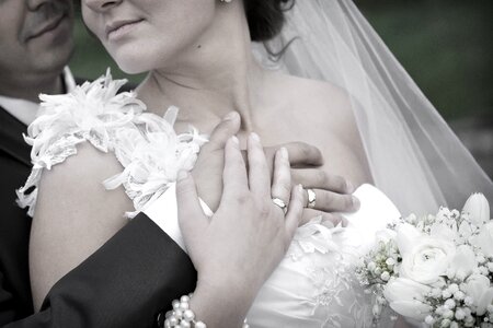 Wedding rings rings newlyweds