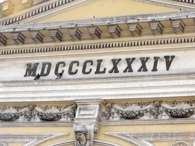 Baroque capital city facade photo