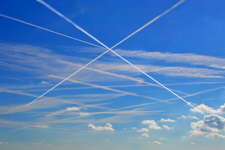 Blue cloud formation cloudscape