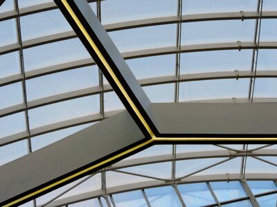 Ceiling futuristic windows photo