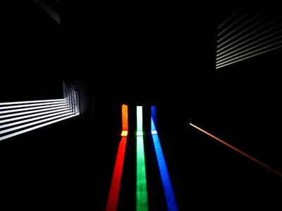 Blue light beam light spectrum