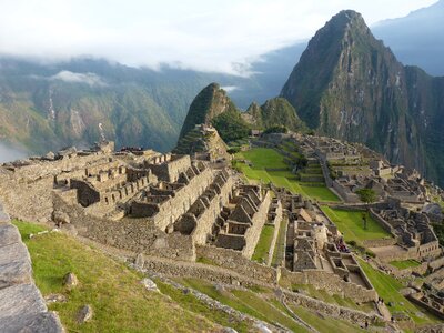 Ruined city peru inca photo