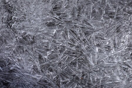 Abstract black and white crystal
