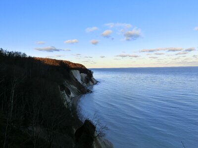 Coast water cliffs