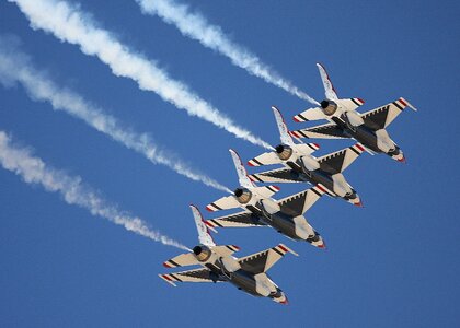 Military jets thunderbirds aircraft photo