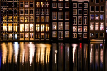 Canals in Amsterdam photo
