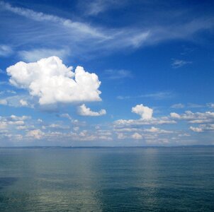 Clouds sky sunbeam