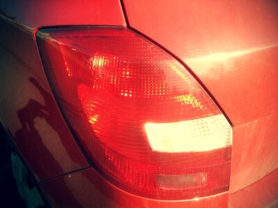 Stop lamp vehicle reflector photo