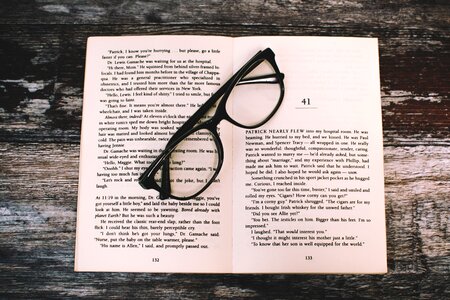 Book Open Glasses photo