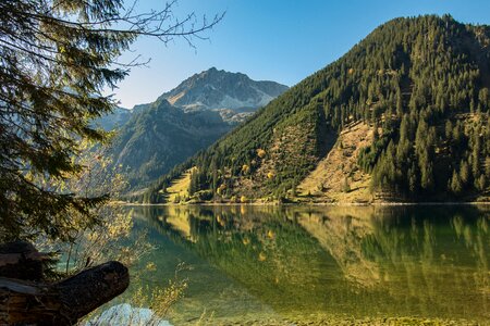 Alpine vilsalpseeberge mountains