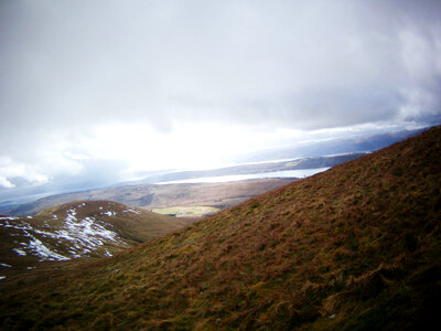 High Mountain Slopes full of Fog photo