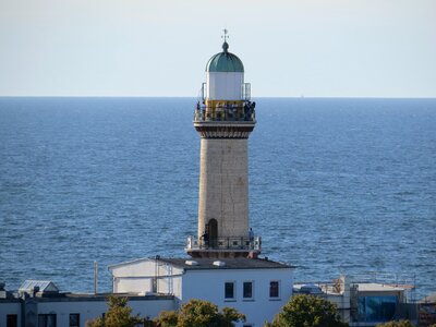 Lighthouse baltic sea seaside resort