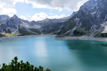 Alpine lake water photo