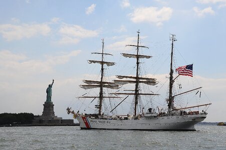 Boat navy outdoor photo