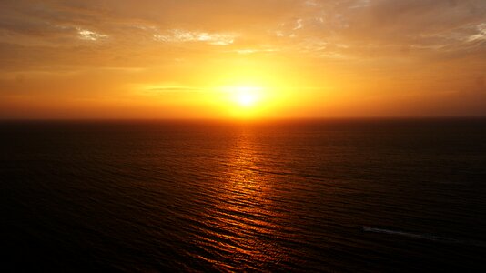 Sky background image orange