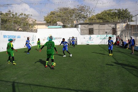 Women people soccer players photo