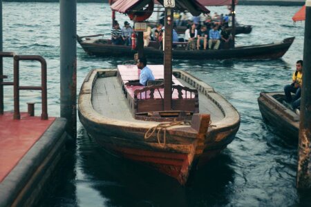 Asia boat canal photo