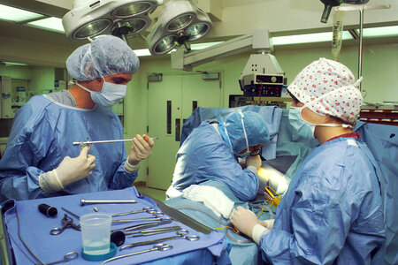 Surgeons During An Operation