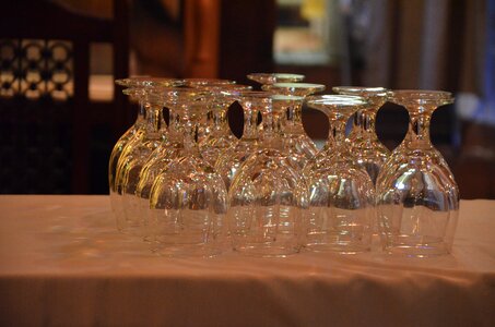 Restaurant wine glass drinking glass photo