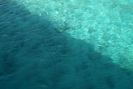 Blue ocean sun