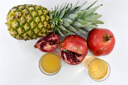 Beverage fruit juice glasses