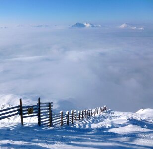 top of mountains Alps photo