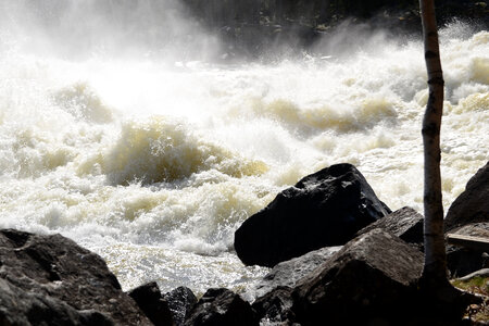 Pita River rapids in Storforsen photo