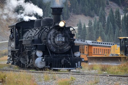 Colorado narrowgage railroad photo