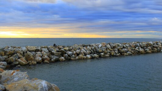 Rocks horizon south australia photo