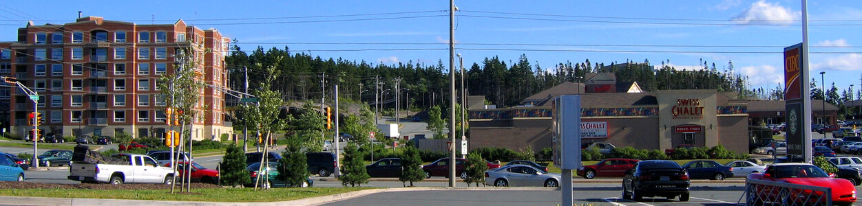 Buildings near Clayton Park in Halifax, Nova Scotia, Canada photo