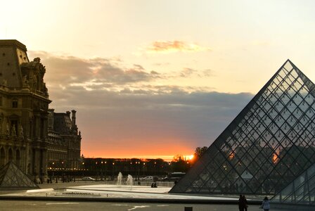Louvre Museum Pyramid Paris Architecture