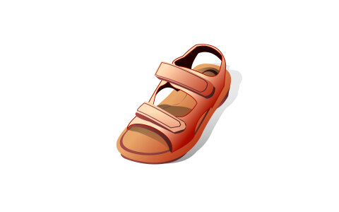 Sports sandal icon photo