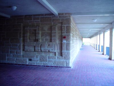 Building limestone wall