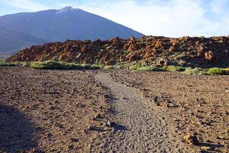 Sand desert lava photo