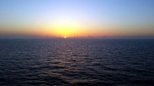 Dusk horizon landscape