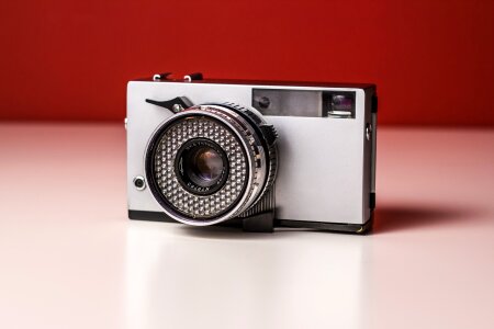 Vintage lens equipment photo