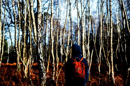 Cold dawn person