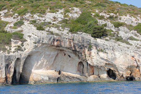 Cave cliff limestone photo