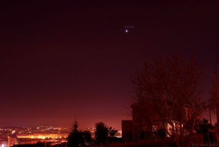 Venus night sky astronomy photo