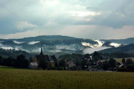 Saxon switzerland dresden the cloud photo