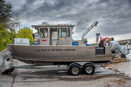 USFWS work boat-1 photo