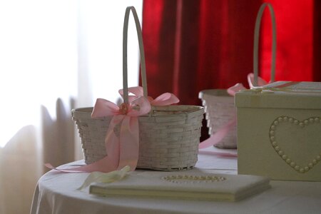 Wicker Basket book box photo