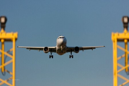 Plane aircraft landing