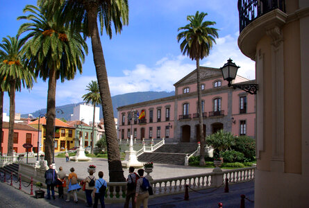 Plaza del Ayuntamiento in La Orotava, Spain