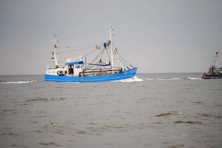Fishing north sea firscherboot photo