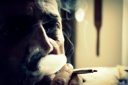 Cigarettes ash smoking photo