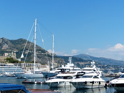 Yachts boats sailing ships photo