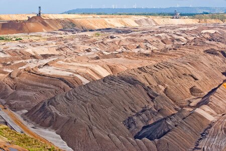 Bucket wheel excavators open pit mining technology photo