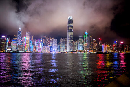 Hong Kong at Night photo